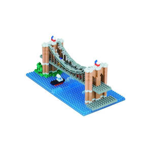 Nanoblock Toys: Nanoblock Brooklyn Bridge (NBH_169)