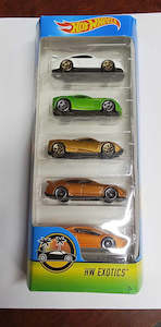 2016 Hot Wheels -Exotics -5 Pack -(DJD29)