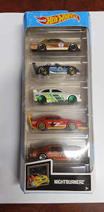 2018 Hot Wheels- Nightburnerz -5 Pack- (FYL12)