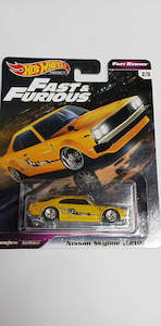 2017 Hot Wheels Premium Fast & Furious Nissan Skyline (C210) Fast Rewind 2/5 (GHH17)