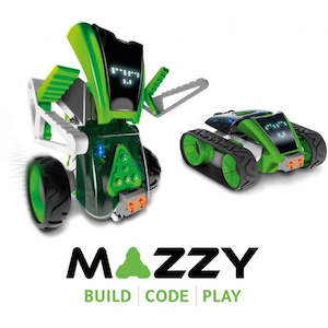 Silverlit Robots: Xtrem Bots Mazzy Buildable & Programmable Toy Robot Kit (XT380851)