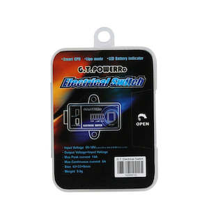 Rc Accessories 1: Electronic Switch w/LED, Peak current 14A, continuous 8A, by GT Power (GT-eSwitch)