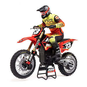 Gas R C Items: LOSI 1/4 Promoto-MX Motorcycle RTR, FXR Red ( LOS06000T1)