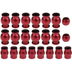 HOT RACING Complete 22-Pc Aluminum Pivot Ball Set Arrma 1/10 Mega & BLX replaces…