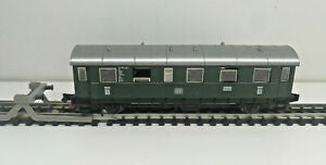 Trains Train Accessories: Fleischmann Piccolo 2x passenger cars and baggage car (8061, 8062, 8060)