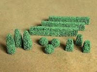 Trains Train Accessories: JTT 'HO' Boxwood Plants 20pk 1/4''-7/8'' height (95584)