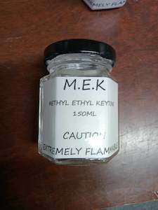 Paints And Adhesives: M.E.K methyl ethyl ketone 150ml