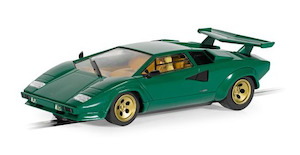 SCA C4500 Scalextric Lamborghini Countach Green 2024 Catalogue (c4500)