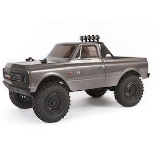 Radio Controlled Cars: Axial 1/24 SCX24 1967 Chevrolet C10 4WD Truck Brushed RTR, Silver (AXI00001T2)