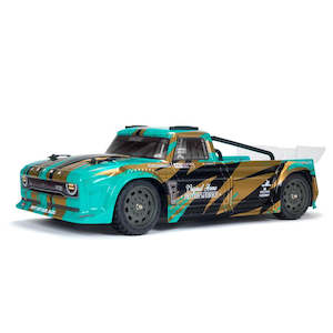 Radio Controlled Cars: ARRMA INFRACTION 4X4 MEGA RTR 1/8th Resto-Mod StreetBash Truck Teal/Bronze  (ARA4215V3BT2)