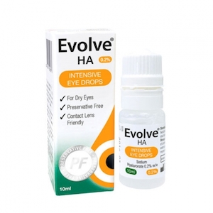 Evolve HA 0.2 % Intensive Eye Drops