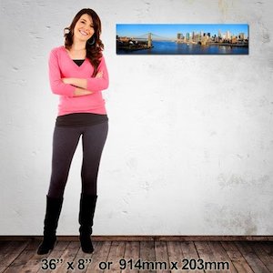 Panoramic Canvas: 914mm x 203mm (36″x8″)