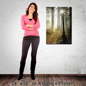 Portrait Canvas: 610mm x 813mm (24″x32″)