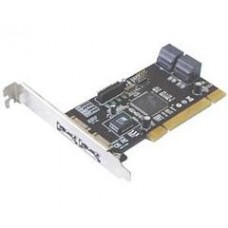 STLab A-224 4-Channel SATA RAID PCI Card, 6 Ports (2x.eSATA. 4x Int),Silicon 3114