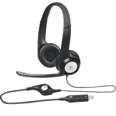 Computer maintenance service - including peripherals: Logitech H390 USB Pure Digital Headset Comfortable design In-line audio controls, Noise-canceling microphone