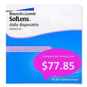 Internet only: Soflens Daily Disposable 90pk