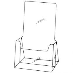 Products: Single Compartment DLE Portrait Brochure Holder