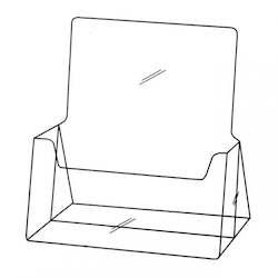 Single Compartment A4 Portrait Brochure Holder