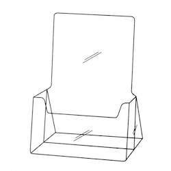 Single Compartment A5 Portrait Brochure Holder