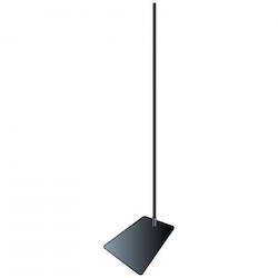 Black Straight Base Pole & Base