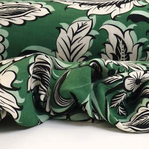 Printed Rayon Roscoe - Green