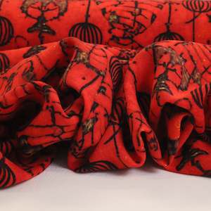 Fabrics textile: Cotton Rayon Print - Get Reddy