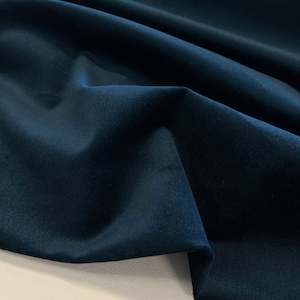 Cotton Rayon Spandex Velveteen - Ink