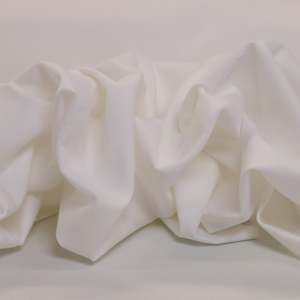 Stretch Cotton Poplin - White