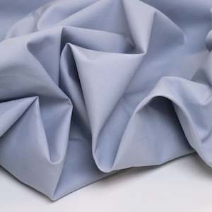 Stretch Cotton Poplin - Sky