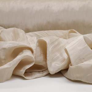 Lightweight Crinkle Satin - Sand