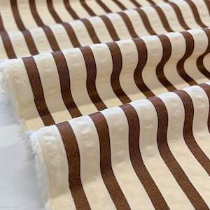 Seersucker Stripe - Bronze