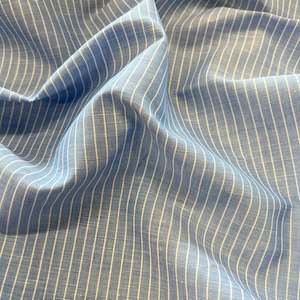 Close Weave Gauze Shirting - Sky