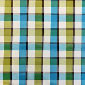 Printed Canvas - Green Check