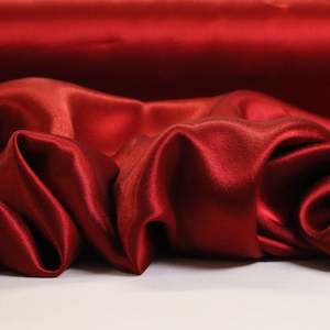 Crepe Back Satin - Red