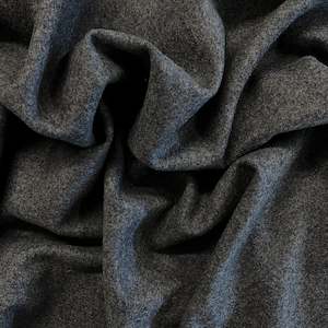 Wool Viscose Melton Coating - Grey Marle