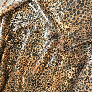 Leopard Sequin - Gold