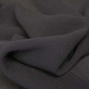 Washed Viscose Crepe - Graphite