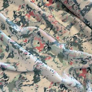 Radiance Printed Crepe - Green