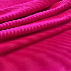 Cotton Elastane 2x2 Ribbing - Fuchsia