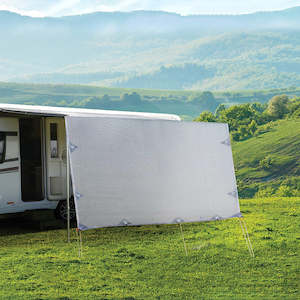 4.3 x 1.8m Caravan Privacy Screen Side Roll Out Awning