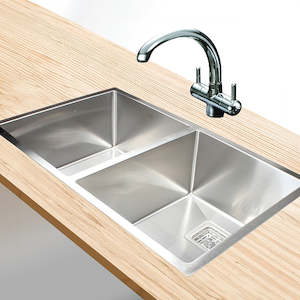 Stainless Steel Sink 1.5mm Heavy Duty with Square Waste 835x505mm