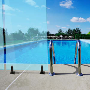 Glass Black Spigot 304 Stainless Steel Balustrade Pool Fence