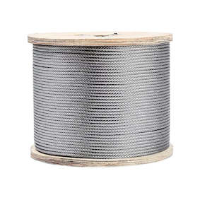 50m Stainless Steel Wire Rope Cable 5mm 316 A4 7x7 Balustrade Fence