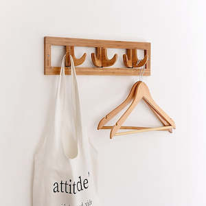 Home Furniture: Coat Rack Wall Hanging Hook Simple Creative Row Bedroom Hanger