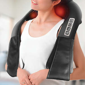 Massage Chairs And Recliners: Shiatsu Neck & Back Massager with Heat Deep Kneading Massage Pillow for Shoulder