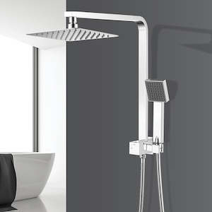 Shower Screens: 2-in-1 Massage Hand Shower & Head Tap Bathroom Mixer