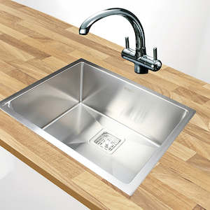 Stainless Steel Sink 1.5mm Heavy Duty with Square Waste 550x455mm