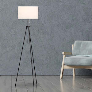 Mid-Century Standing Floor Lamp with Modern Tripod Decor