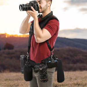 Home Entertainment: Electronics Accessories Bundle Waistband Shoulders Strap Kit SLR/DSLR Cameras