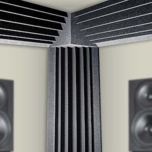 Home Entertainment: 20pcs Studio Acoustic Foam Corner Bass Trap Sound Absorption Treatment Proofing